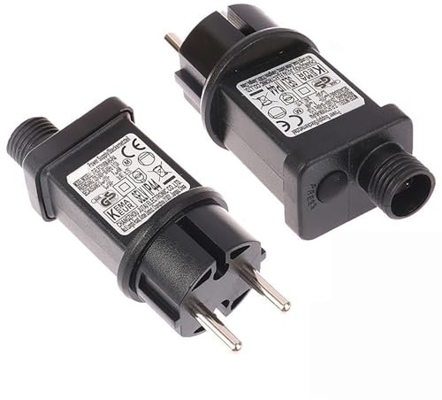 24V-31V 9W LED Netzteil, Lichterkette Netzteil Adapter mit Timer + 8 Modi + Speicherfunktion, IP44 Schneesicherer LED Transformator Treiber für Niederspannungs-LED-Adapter, Lichterketten