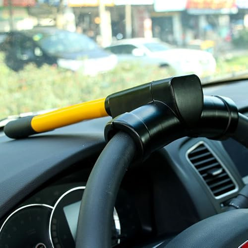 JJQFLB Lenkradkralle Für VW Type 2 T1 T2 T3 1950-1992 300d, Lenkradschloss für Auto, Diebstahlsicherung Lenkradkralle, Auto Lenkradkralle mit Schloss