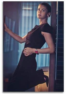 WYATAO Alexandra Daddario Charming Poster Bild Druck Leinwand Wandfarbe Kunst Dekor Moderne Wohnkunstwerke Idee 20 x 30 cm