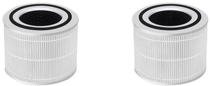 ZECKJVTD 2X PM2.5 Hepa Filter,Compatible For Levoit, Air Purifier Core 200 Activated Carbon Filter Core 200S Air Purifier Filter-T33C