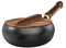 Amagogo Wok Antiadhésif, Poêle à Frire, Plaque à Induction, Wok de Cuisine Chinois à Fond Plat pour Hôtel, Camping, Restaurant, Cuisine à Domicile, Sans Couvercle, 30cm