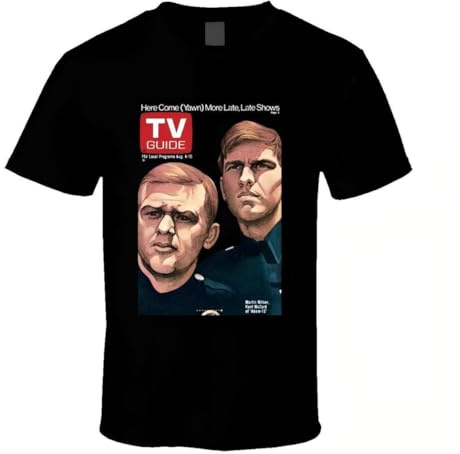 RRRRDXdx333 One Adam 12 McCord Milner Tv Magazine T Shirt Black