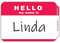 C-Line Druckempfindliche Abzieh- und Aufkleber-Abzeichen, Hello My Name Is, rot, 8,9 x 5,7 cm, 100 Stück pro Box (92234)