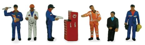 Bachmann 36-051 Traction Maintenance Depot Workers (6) Figure Set