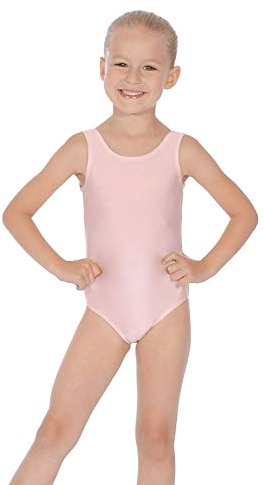 Roch Valley 'Joanne' Nylon/Lycra* Leotard Pale pink Age 7-8 122-128cm (1B)