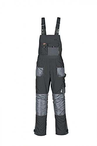 Arbeitslatzhose - Berufslatzhose - Terratrend Job - schwarz/grau - Gr.46-62, Größe:50