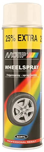 Motip m04003 Aérosol de peinture Spray de roue de couleur ACRYL - blanc, 500 ml (Lot de 1)