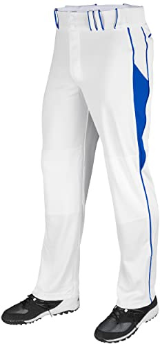 Champro Unisex Baseball-Hose mit DREI Kronen, offener Unterseite, geometrischer Seiteneinsatz Triple Crown Ob2 Erwachsene Baseballhose mit Offenem Boden