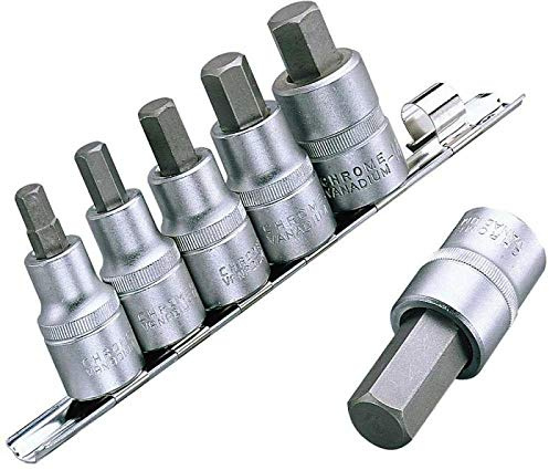 Clarke PRO374 Professional 6 Piece 3/8 Drive Hex Socket Set