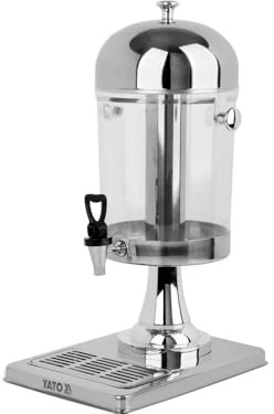 YATO Profi Gastro Saftspender 8 Liter mit Kühleinheit und Abtropfvorrichtung Getränkespender Saft Getränke Dispenser Wasser Spender mit Kühlung