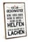 TypeStoff Holzschild mit Spruch – WIR SIND GESCHWISTER – im Vintage-Look mit Zitat als Geschenk und Dekoration zum Thema Bruder, Schwester, Liebe, Familie und Zusammenhalt - HS-00172