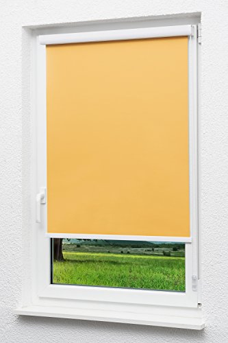 LYSEL Outlet - Kassettenrollo abdunkelnd Aprikose, (B x H) 70cm x 175cm in orange/Aprikose