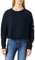 Tommy Hilfiger Damen Sweatshirt Rope Puff Print ohne Kapuze, Blau (Desert Sky), S