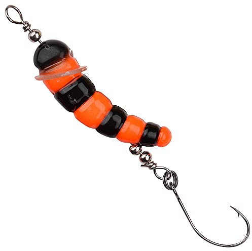 Trout Master Hard Camola 2g - künstliche Bienenmaden - Forellenköder, Farbe:Orange & Black