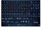 Universal Full Russian English Keyboard Aufkleber Computer Letter, Ersatzaufkleber mit schwarzem Hintergrund und orangefarbenem großen Schriftzug für Computer Notebook Laptop Desktop Tastaturen