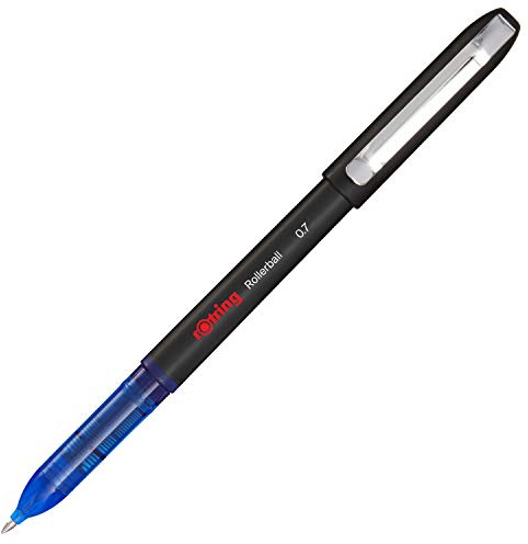rOtring Rollerball-Tintenroller | feine Spitze (0,7 mm) für saubere Linien | blaue Tinte | 1 Stück