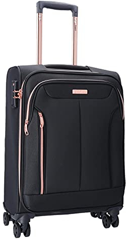 TheTrueC 4 Rollen Koffer Superlight 55cm Kopenhagen Farbsortierung Black/Rose