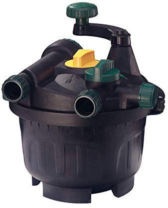 Blagdon Clean Pond Machine, Easy Clean Foam Free Pressure Filter, with UV Clarifier Light, Chi Media, Mechanical & Biological Filtration, Turn to Wash Clean Hands System, for Ponds up to 10,000 Litres