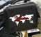 2 Aufkleber für Motorrad Honda CRF 1000 L Africa Twin 2016 (weiß-rot)