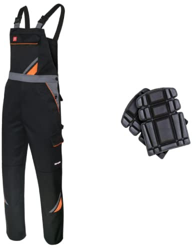 Salopette con bretelle e tute Salopette da uomo con ginocchiere giacca disponibile perfetta per lavori meccanici di pavimentazione