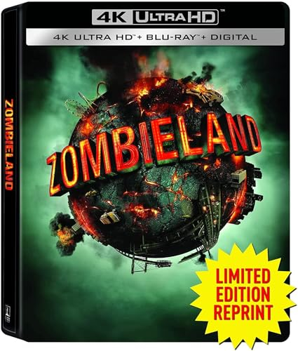Zombieland (Limited Edition Steelbook) [4K UHD + Blu-ray + Digital] [Region Free] [Blu-ray]
