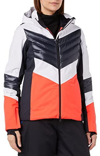 4F Damen Women's Ski Jacket Kudn011a Jeans, Red Neon, 36