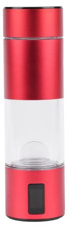 UVtech Hydrogen-2Pro® - Generador de agua de hidrógeno original, 245 ml, membrana SPE DuPont® (rojo)
