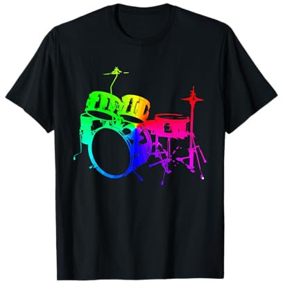 Schlagzeug Geschenke Für Männer Vintage Rock Drumsticks T-Shirt