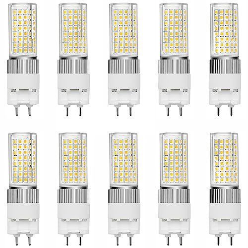 TPMAFF G12 LED Bulb 12 Watt 1200 Lumens G12 Light Source G12 Bi-Pin Base LED Corn Light Bulb (120 Watt Halogen Equivalent) AC 100V-277V, Not-Dimmable (Pack of 10)