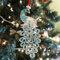 SICOHOME Pfau Weihnachtsschmuck – Blaugrüne Pfau-Dekorationen für den Weihnachtsbaum, zum Aufhängen, Andenken, Geschenke für Frauen und Mädchen