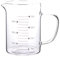 350ML Glass Measuring Jug Cup with Handle Clear Measurements for Baking Cooking Liquid, Easy to Read High Borosilicate Glass Beaker