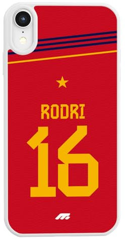MYCASEFC Coque Football Rodri Espagne Xiaomi Mi 12. Housse de Football pour Smartphone pour Les Fans de Football - Idée Cadeau - Design de qualité supérieure.