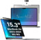 SenseAGE Magnetischer Privatsphäre-Bildschirmschutz für MacBook Air 15,3 Zoll (2023-2024 A2941 M2 A3113 M3) mit WebcamSchiebeabdeckung Bläschenfrei Blendschutz