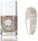 Glitter Nail Polish - Light Gold Sparkly Nail Varnish - High Glossy Shine Champagne Color with Colorful Paillette - Chip Resistant Long Lasting No Need UV Eco-Friendly Nail Art