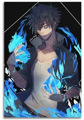 TESUXYEHH Anime-Poster, MHA, My Hero Academia Dabi, dekoratives Gemälde, Leinwand, Wandposter und Kunstdruck, moderne Familienschlafzimmer-Dekoration, Poster, 20 x 30 cm