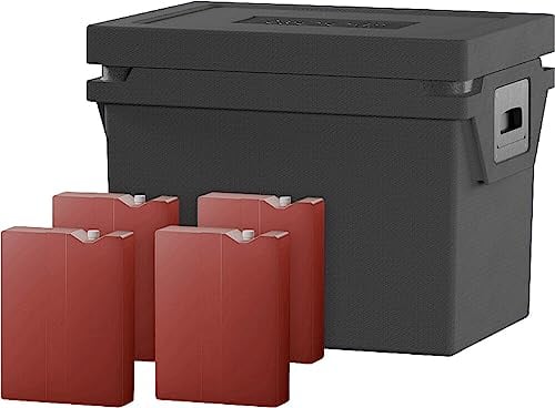 QOOL Kühlbox eco+ M | 27L | Made in Germany | schwarz | Aus recyceltem Material | Hightech Kühlbox ohne Strom | Bis zu 10 Tagen autark | kühlen oder gefrieren | 10 Jahre Garantie (Box eco+ M | cool)