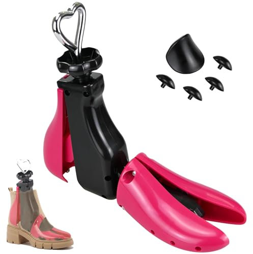 Hormas para Botas de Hombre y Mujer, Camilla de Zapatos de Plástico, Profesional Ensanchador de Zapatos y Botas, Ajustable Anchura y Longitud Estirador de Zapatos (Paquete de 1, 35-42)