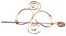 HAPINARY Vintage Keltische Haarnadeln Retro Metalllegierung Haarspangen Für Damen Haarschmuck Für Hochzeiten Partys Und Feiern Ponytail Halter Stilvolle Haaraccessoires