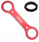 Grillix Chiave per Guarnitura per Mountain Bike, Chiave Center Lock, Chiave per Movimento Centrale, Chiave per Movimento Centrale, per Riparazioni in Bicicletta Rossa