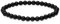 Lebensquelle Plus Kugelarmband | Perlen Armband 6 mm | Hochwertiges Edelsteinarmband | Natur Stein Edelsteinarmband dehnbar (Schungit)