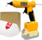 Pistola per colla senza fili con 20 bastoncini di colla (11 x 200 mm), compatibile con batteria DeWalt 20 V MAX, pistola per colla a caldo per artigianato, fai da te, arte, riparazioni domestiche