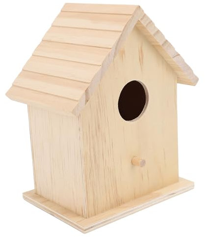 Hölzernes Vogelhaus Kit, Große Hölzerne Vogelhäuser, Holzhäuser für Handwerksklassenpartys Geburtstag, Kunsthandwerk und Kunstvogelhaus