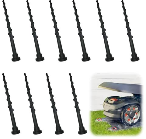 ARTGUTS 10 Stück Rasenmäher Ladestation Schraube, Zubehör für Rasenmäher, Rasenmäher Schrauben, Saboteur, Kompatibel mit Husqvarna Automower 105 305 308(Länge 13.7 cm)
