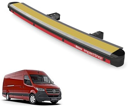 For Mercedes Sprinter 2018+ Van Rear Step Rhino ImpactStep