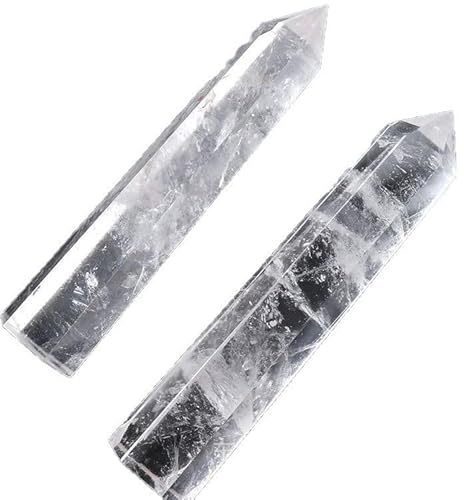 BYLSAGWHT 1 Varita de Torre Cristal obelisco Cuarzo Transparente 3 a,5 kg