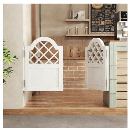 Caffè Porte Oscillanti, Porta Battente Interno In Legno Massello，Porte Interne A Doppia Battente,con Cerniere E Kit Hardware,Per Ingresso Camera Da Letto Bar Ristorante(A,W120xH100cm(47.24x39.37in))