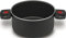 BALLARINI Click + Cook Kochtopf, Antihaftbeschichtet, 24 cm, Mit klappbaren Kunststoff-Griffen, Schwarz