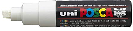 POSCA Uni-Ball PC-8K Marker, Weiß