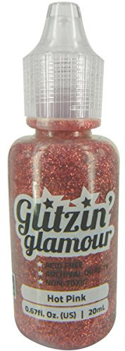 Couture Creations Glitzing Glamour Glitter Glue 20 ml Hot Pink, Paper, Multicoloured, 0.1 x 0.2 x 0.2 cm