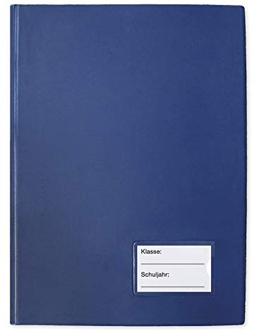 TimeTEX Klassenbuch mit PU-Einband - Format: A4-Plus - Blau - 10566